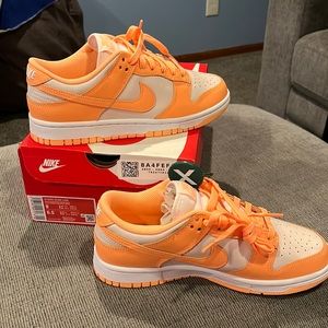 Nike Dunk Peach Cream (Never worn)